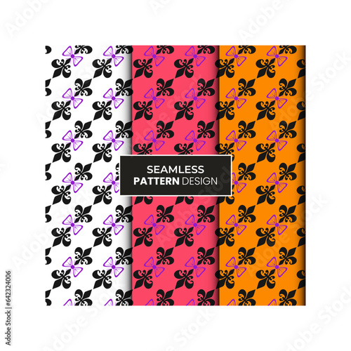 Geometric  vector pattern design modern abstract template, seamless pattern design.