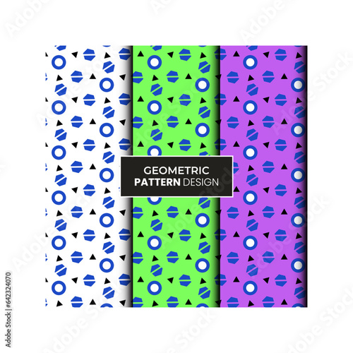 Geometric  vector pattern design modern abstract template, seamless pattern design.