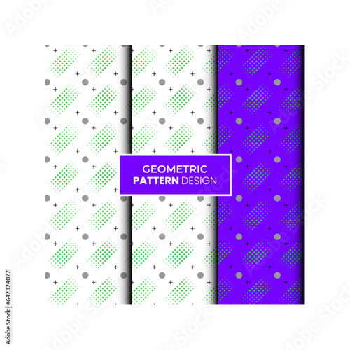 Geometric  vector pattern design modern abstract template, seamless pattern design.