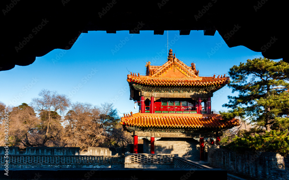Fototapeta premium Fuling was inscribed as a UNESCO World Heritage Site in an extension to the site Imperial Tombs of the Ming and Qing Dynasties