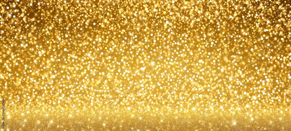 キラキラと輝く金色の背景素材