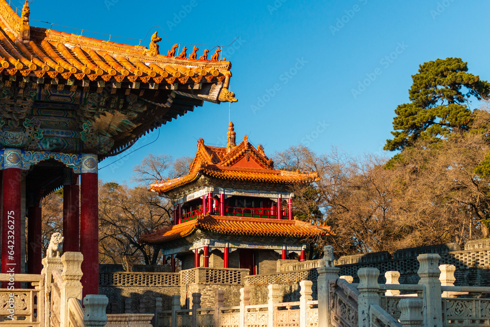 Fototapeta premium Fuling was inscribed as a UNESCO World Heritage Site in an extension to the site Imperial Tombs of the Ming and Qing Dynasties
