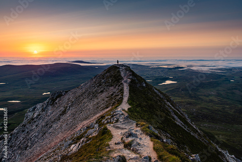 Errigal, tallest Peak in County Donegal, Ireland  photo