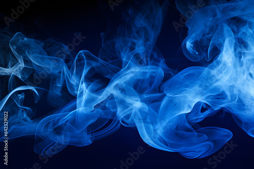 blue smoke float up © CHAYAPORN