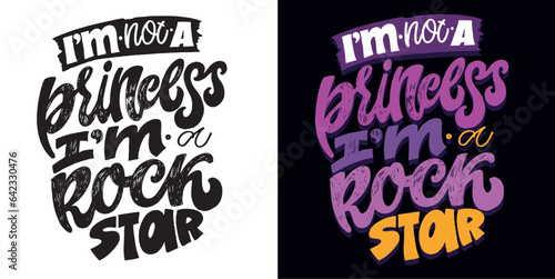 Motivation funny lettering hand drawn doodle postcard. Lettering for t-shirt design, tee print, mug print, bag print.