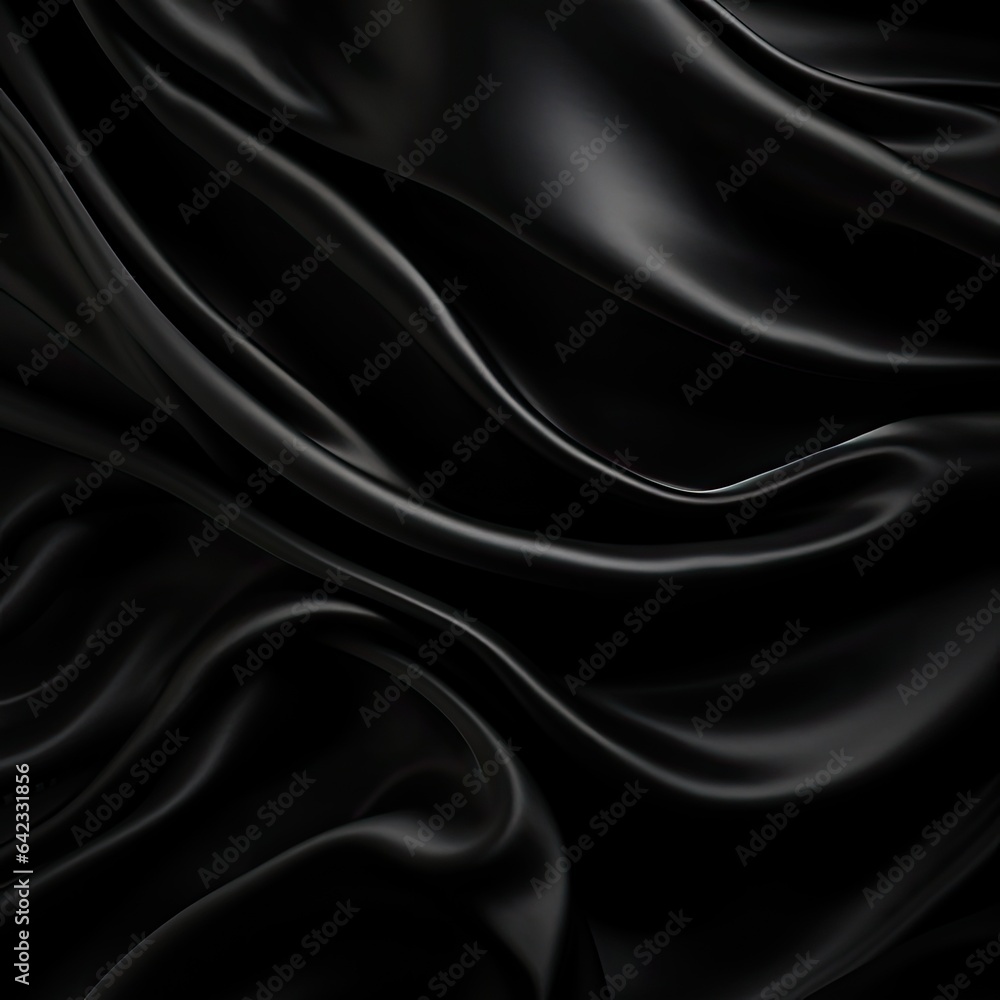 black satin background - generative ai black satin background - generative ai