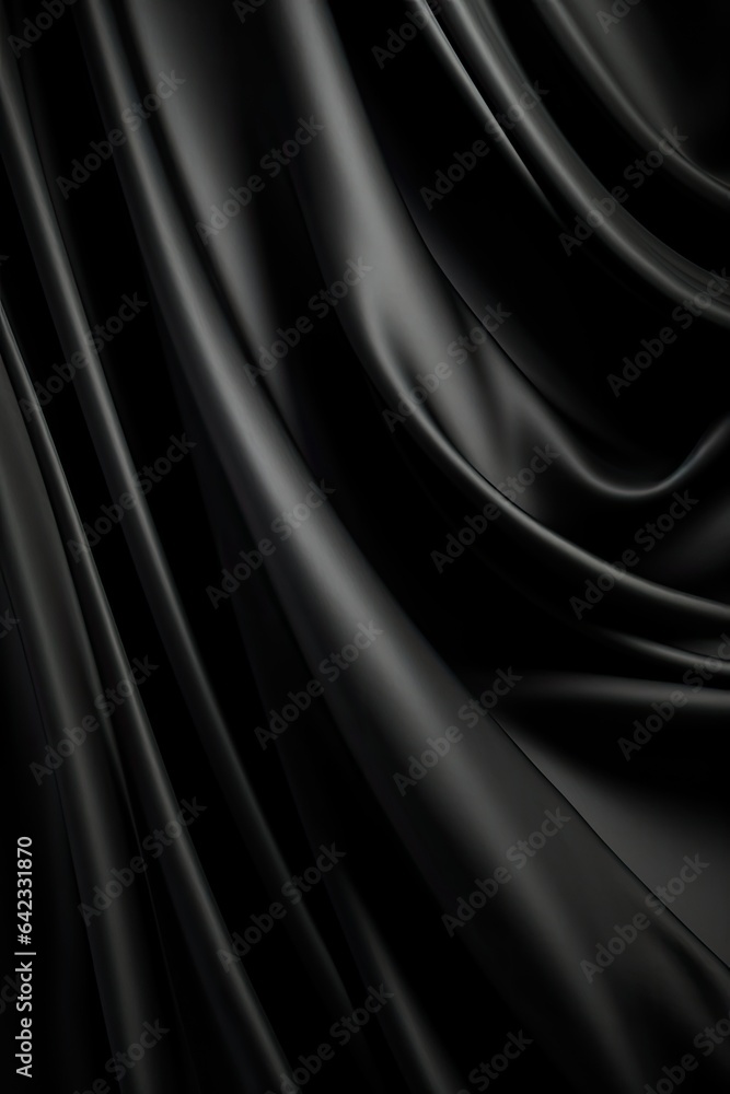 black satin background - generative ai black satin background - generative ai
