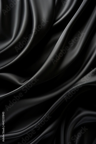 black silk background - generative ai