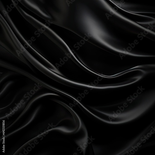 black satin background - generative ai