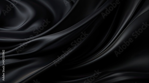 black silk background - generative ai