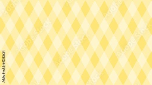 Diagonal white checkered in the yellow background