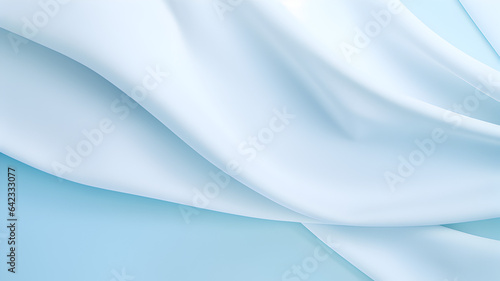 blue silk background blue abstract background with waves minimalist