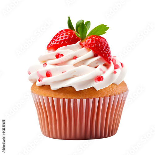 Cupcake with Strawberry