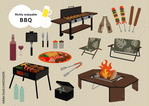 Quadro em tela Richly enjoyable barbecue