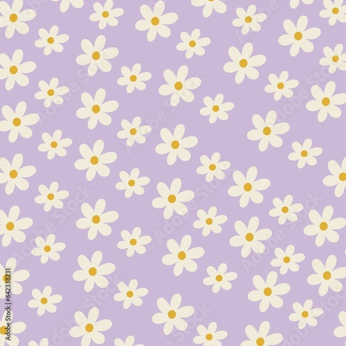 Pastel purple floral background image