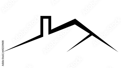 Logo construction installation roof for house, roofing materials for roof