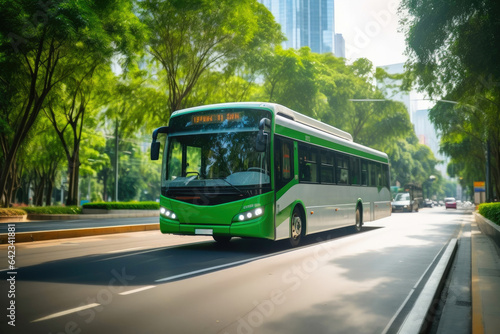 Fototapeta Naklejka Na Ścianę i Meble -  Public Transportation in the City