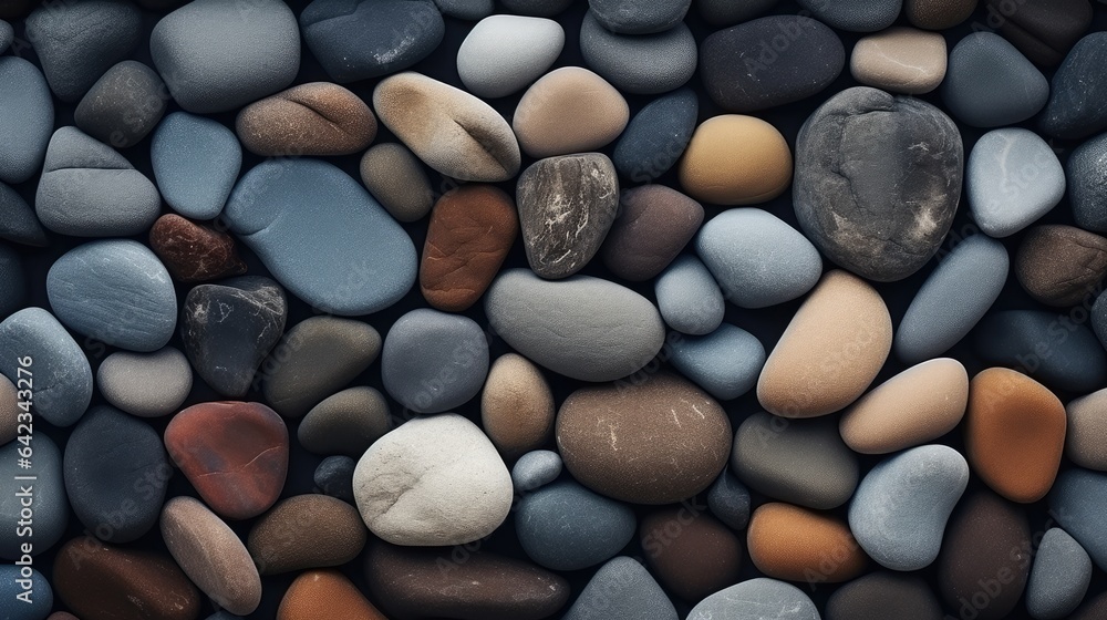 Stones pattern background, AI generated Image Stones pattern background, AI generated Image