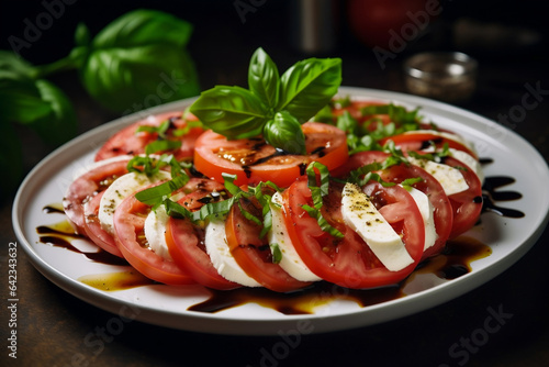 salad with tomatoes and cheese