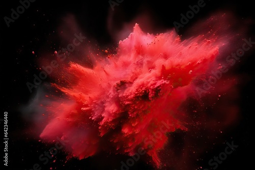 splatter paint Freeze web abstract black dust powder black motion colours red background Red explosion splash powder texture isolated red splash particles colourful background explosion dust white