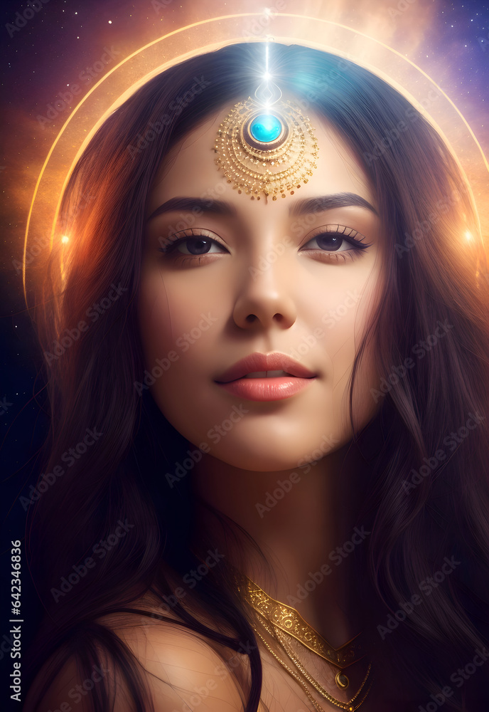 enchanted magical meditating spiritual woman girl lady enchanted magical meditating spiritual woman girl lady