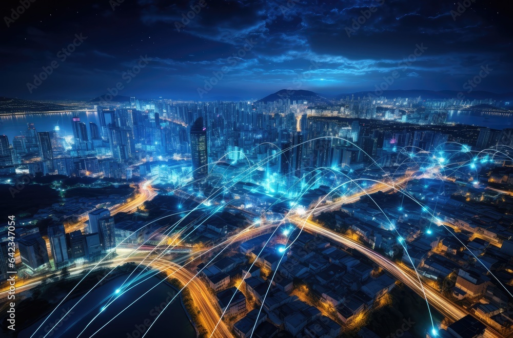 connected city of hong kong with network connected city of hong kong with network