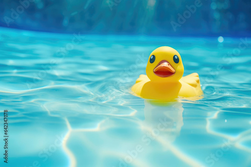 Poolside Quirkiness: Little Yellow Duck
