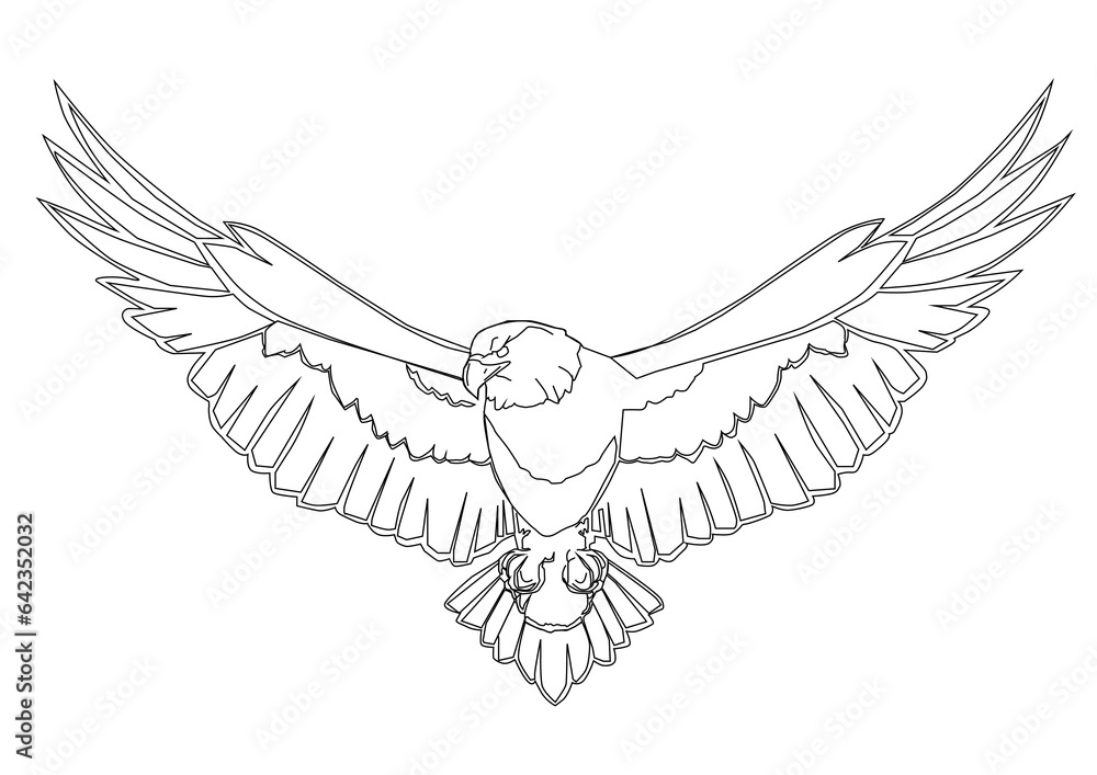 Obraz premium angel wings with heart