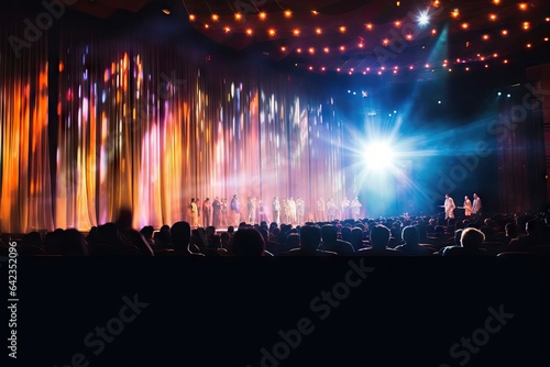 event water fun background rock show entertainment fountain laser bogey sound night party light people Abstract crowd stage blur festival club music light concert colourful theater light blue dance