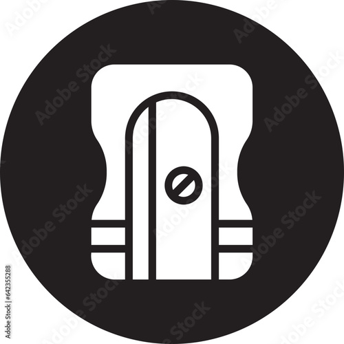 pencil sharpener glyph icon