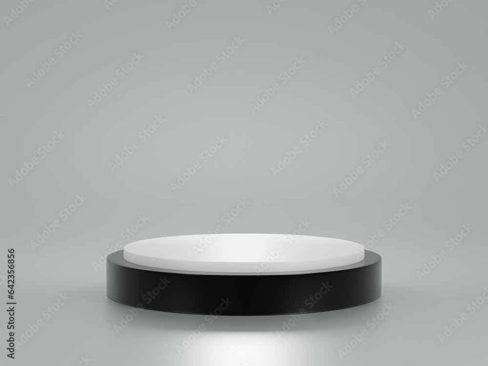 3D podium background two colur 3D podium background two colur