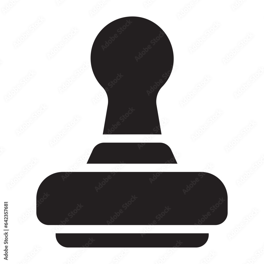 rubber stamp glyph icon rubber stamp glyph icon