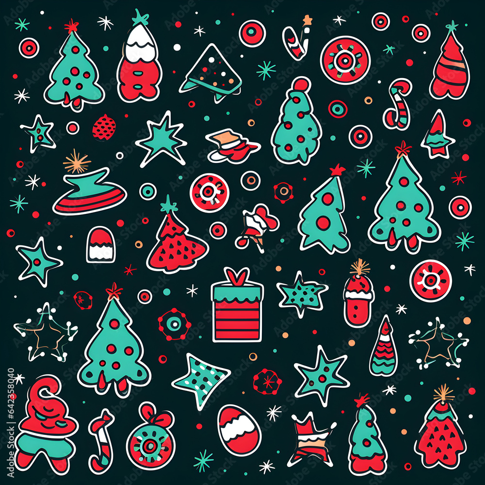 christmas seamless pattern christmas seamless pattern