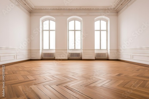 floor decorative abstract hardwood contemporary flooring background empty white apartment emptiness architecture clean Oak decor board wood domestic brown horizontal beech in wall floor design home
