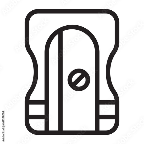 pencil sharpener line icon
