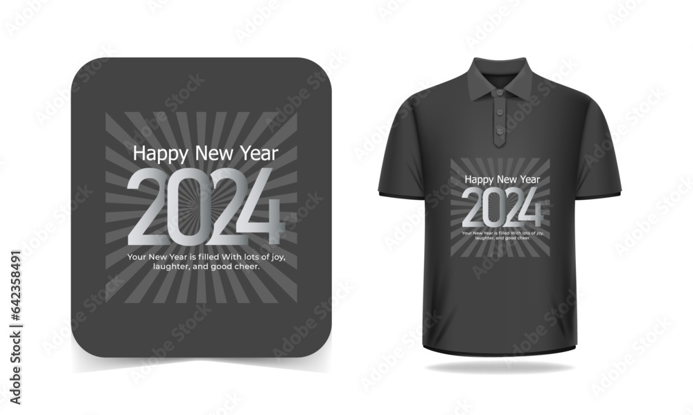 best happy new year 2024 t shirt design vector and New Year Event T-Shirt Template best happy new year 2024 t shirt design vector and New Year Event T-Shirt Template