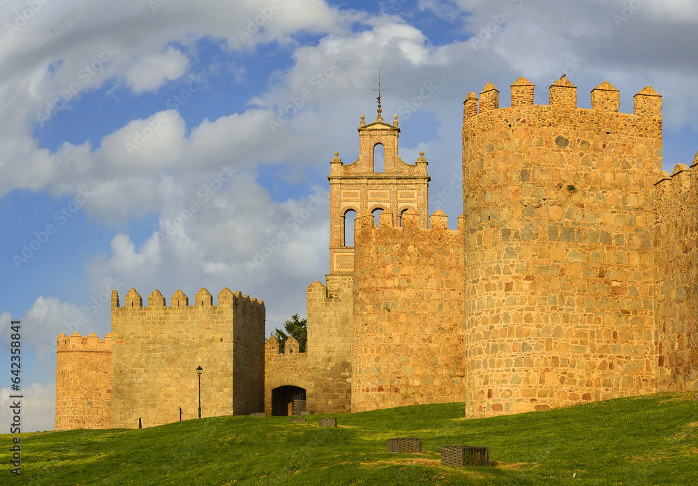 Walls of Avila, Castile and Leon, Spain, World Heritage Site by UNESCO