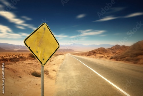 actuality honesty road concept self realism expectation business sign reality future check caution Reality validation ahead Check practice accomplish authorised fact h desert Ahead perspective life photo