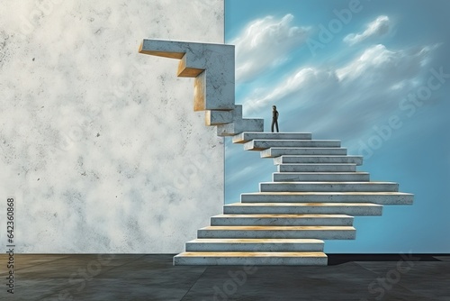 nobody finance moving progress step render signs action arrow staircase graph stair up stairs aspiration improvement going shape success chart upward achievem growth upward background illustration photo