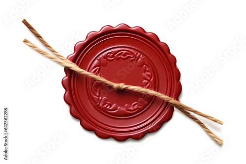 decorative antique red guarantee aged empty seal credentials stamp l rope certificate isolated wax Red ancient thread wax brown label guarantee insignia stamp insurance isolated seal blank historic