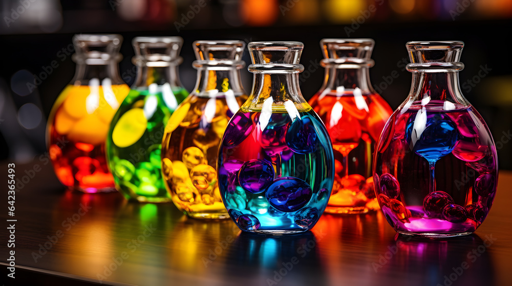 glass of colorful chemical liquid looks like wine or other liquid glass of colorful chemical liquid looks like wine or other liquid