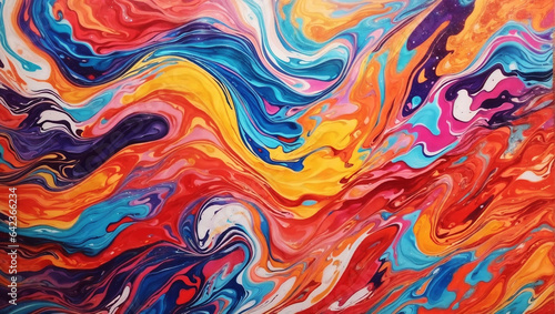  Rainbow Symphony: Abstract Watercolor Splashes