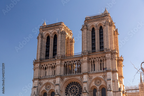 The Notre Dame de Paris is a medieval Catholic cathedral in Paris, France