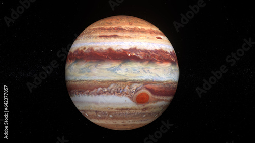 Jupiter planet with high de...