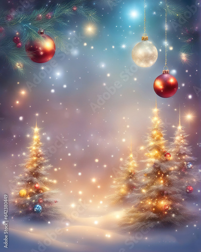 Christmas background with s...