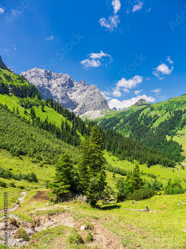 Landschaft  im Ri  tal nahe der Eng Alm in   sterreich