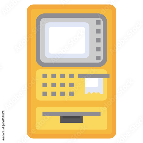 CASH MACHINE line icon,linear,outline,graphic,illustration