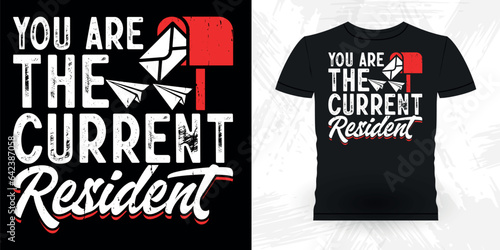 Funny Mailman Mail Retro Vintage Postal Worker T-shirt Design