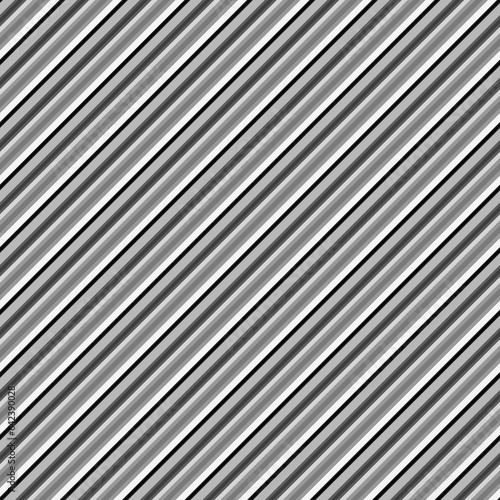 Diagonal lines abstract background. Seamless surface pattern design with linear ornament. Angled straight stripes motif. Slanted pinstripe. Striped digital paper for print. Regimental. Vector bars.