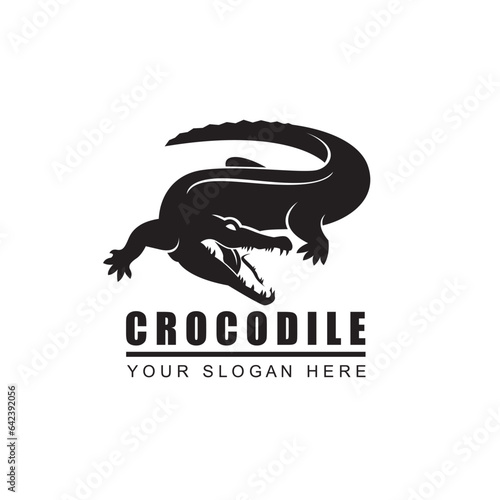 crocodile icon isolated on white background